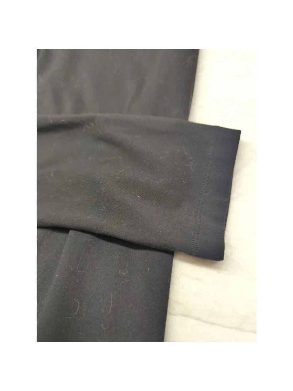 Women's Heathyoga Leggings, Size Large Black